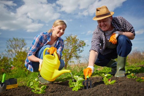 Professional gardeners at work in Shortlands